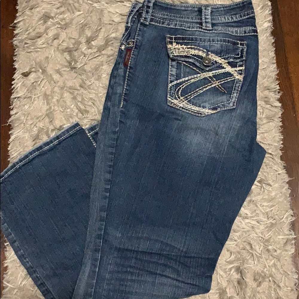 Plus Silver boot cut jeans
